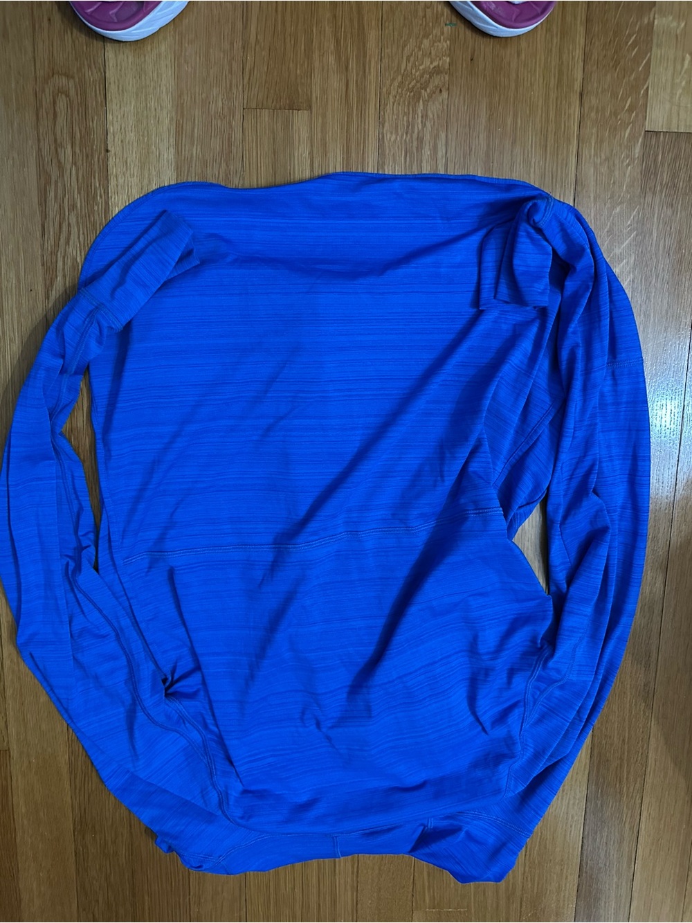 Athleta Bright Blue Hooded Zip Up Jacket Size Medium - Picture 4 of 4